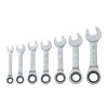 Hand Tool * | Metric Stubby Ratcheting Combination Wrench Set, 7 Piece Pittsburgh Wholesale