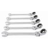 Hand Tool * | Metric Flex-Head Combination Ratcheting Wrench Set, 5 Piece Pittsburgh Promotions