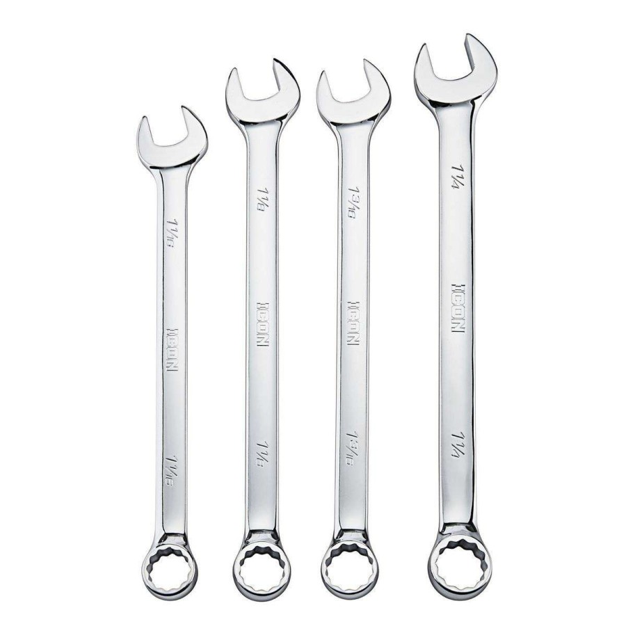 Hand Tool * | Professional Large Sae Combination Wrench Set, 4 Piece Icon Promotions