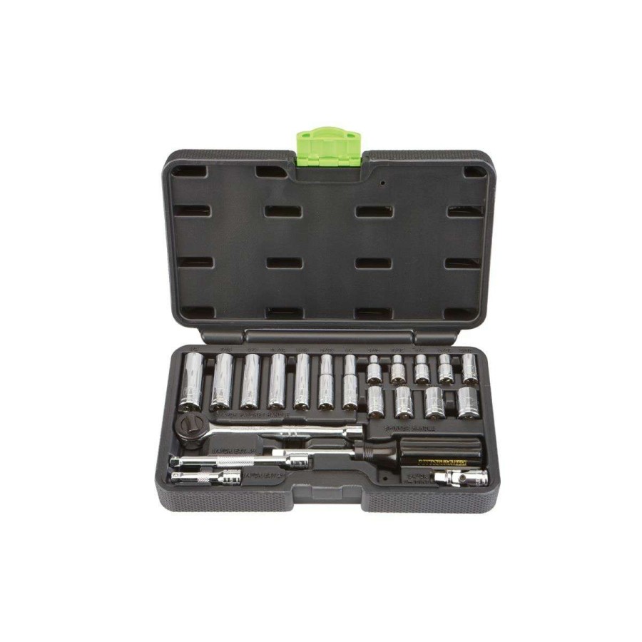 Tools * | 1/4 In. Drive Sae Socket Set, 21 Piece Pittsburgh Sale