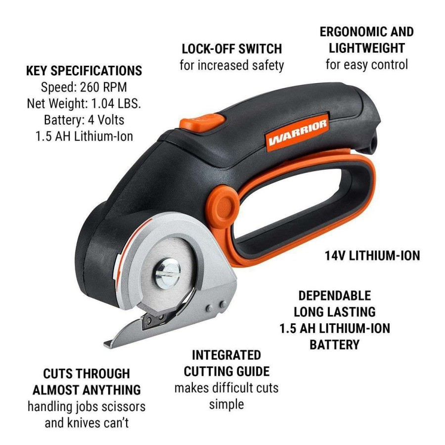 Tools * | 4V Cordless Power Cutter Warrior Promotions