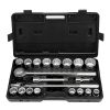 Tools * | 3/4 In. Drive Metric Jumbo Socket Set, 20 Piece Pittsburgh Sale