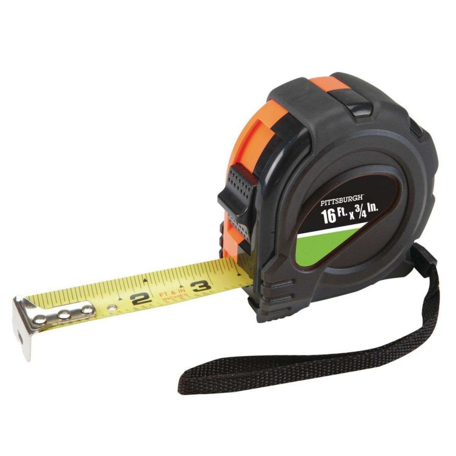 Hand Tool * | 16 Ft. X 3/4 In. Quikfind Tape Measure With Abs Casing Pittsburgh Online