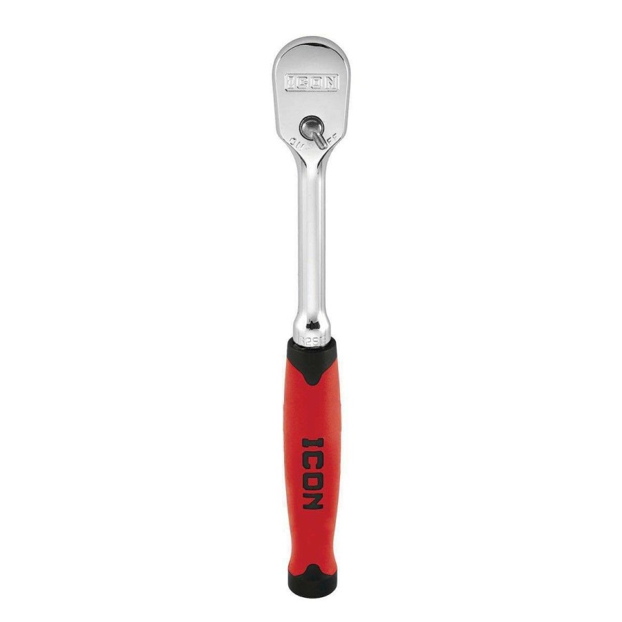 Hand Tool * | 3/8 In. Drive Professional Low Profile Ratchet With Comfort Grip Icon Promotions