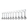 Hand Tool * | Metric Professional Stubby Ratcheting Combination Wrench Set, 10 Piece Icon Hot Sale