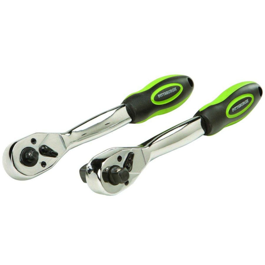 Hand Tool * | 1/4 In. , 3/8 In. , 1/2 In. Dual Drive Ratchet Set, 2 Piece Pittsburgh Pro Online