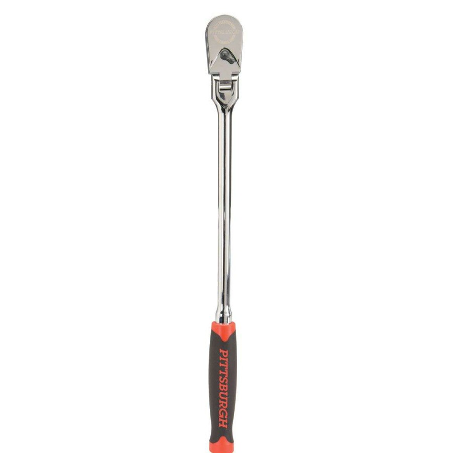 Hand Tool * | 1/2 In. Drive Flex Head Long Handle Ratchet Pittsburgh Pro Sale