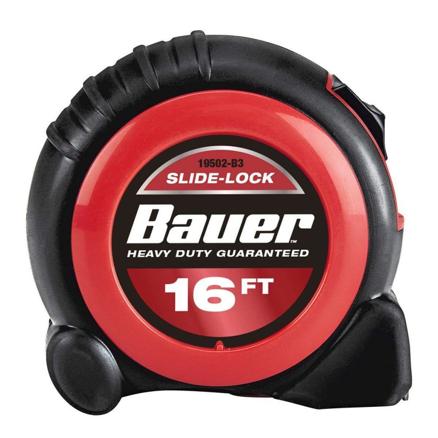 Hand Tool * | 16 Ft. X 3/4 In. Slide-Lock Tape Measure Bauer Sale