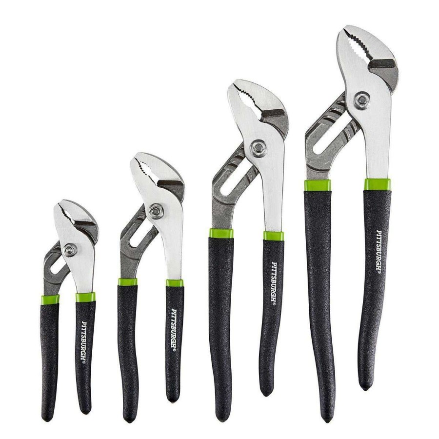 Hand Tool * | Tongue And Groove Joint Pliers Set, 4 Piece Pittsburgh Free Delivery