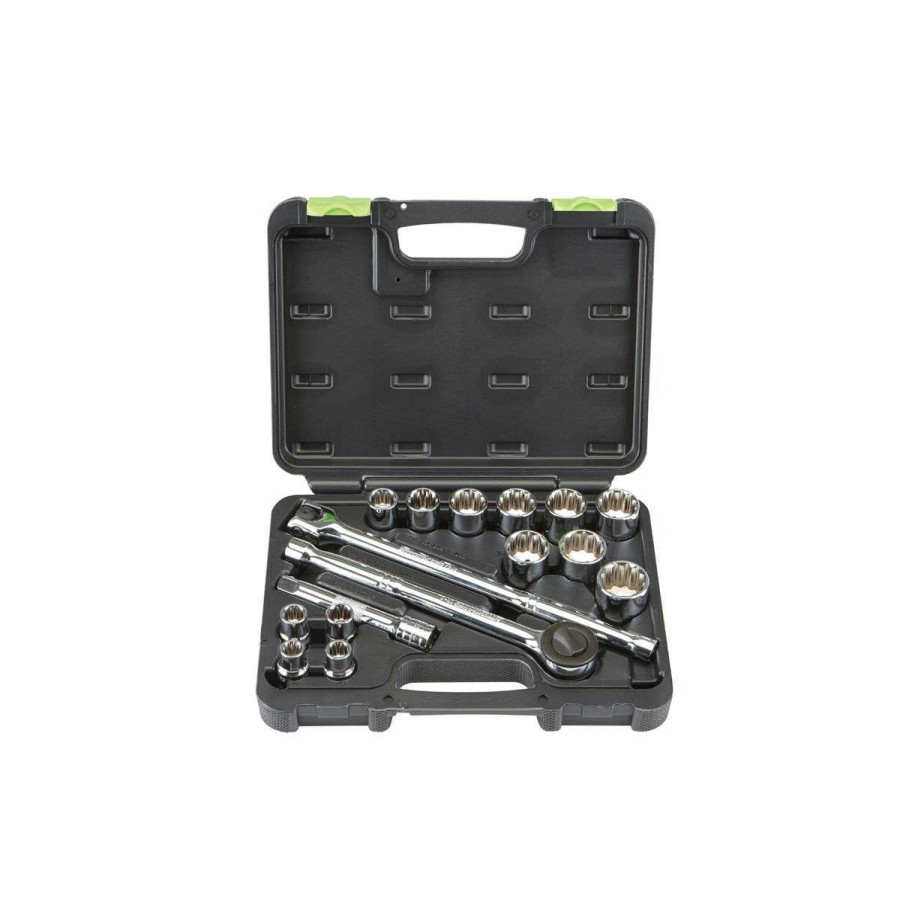 Tools * | 1/2 In. Drive Metric Socket Set, 16 Piece Pittsburgh Pro Sale