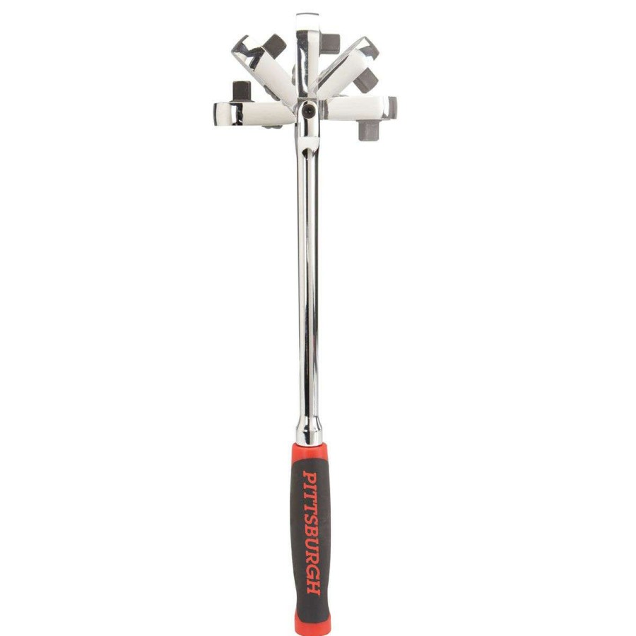 Hand Tool * | 3/8 In. Drive Flex Head Long Handle Ratchet Pittsburgh Pro Online