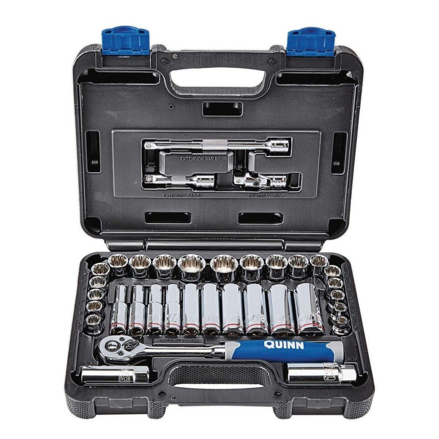 Tools * | 3/8 In. Drive Sae & Metric High Visibility Socket Set, 35 Piece Quinn Free Delivery