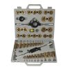 Tools * | Titanium Nitride Coated Alloy Steel Metric Tap & Die Set, 45 Piece Pittsburgh Promotions