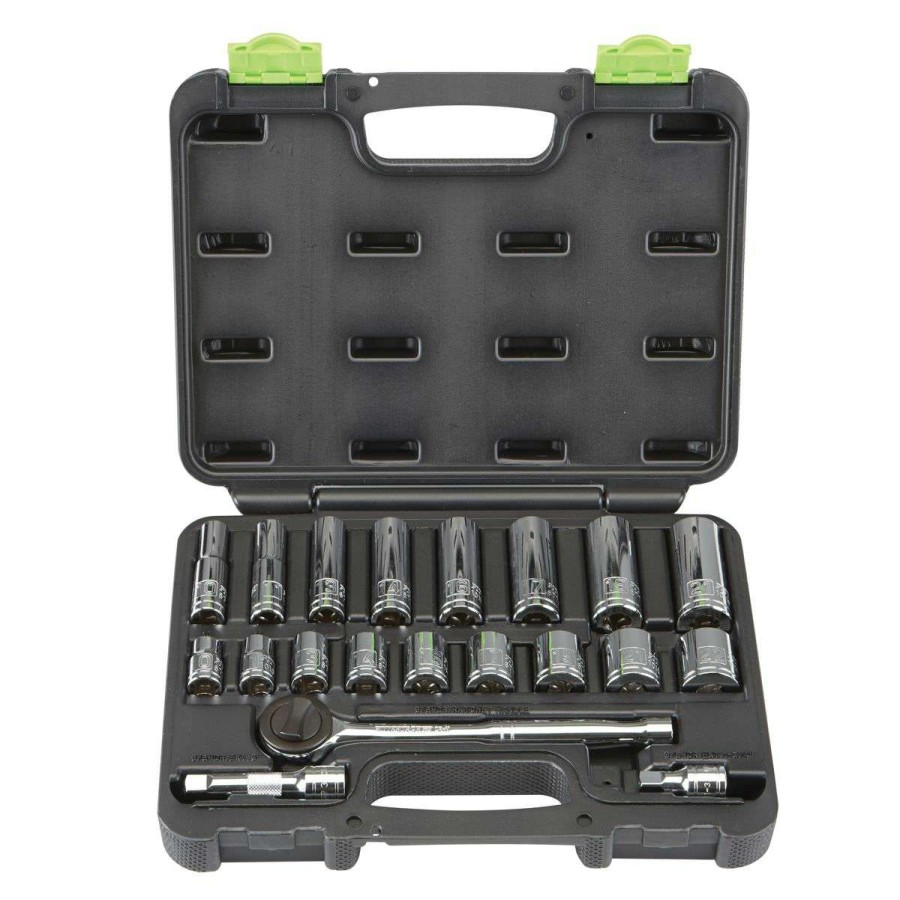 Tools * | 3/8 In. Drive Metric Socket Set, 20 Piece Pittsburgh Wholesale